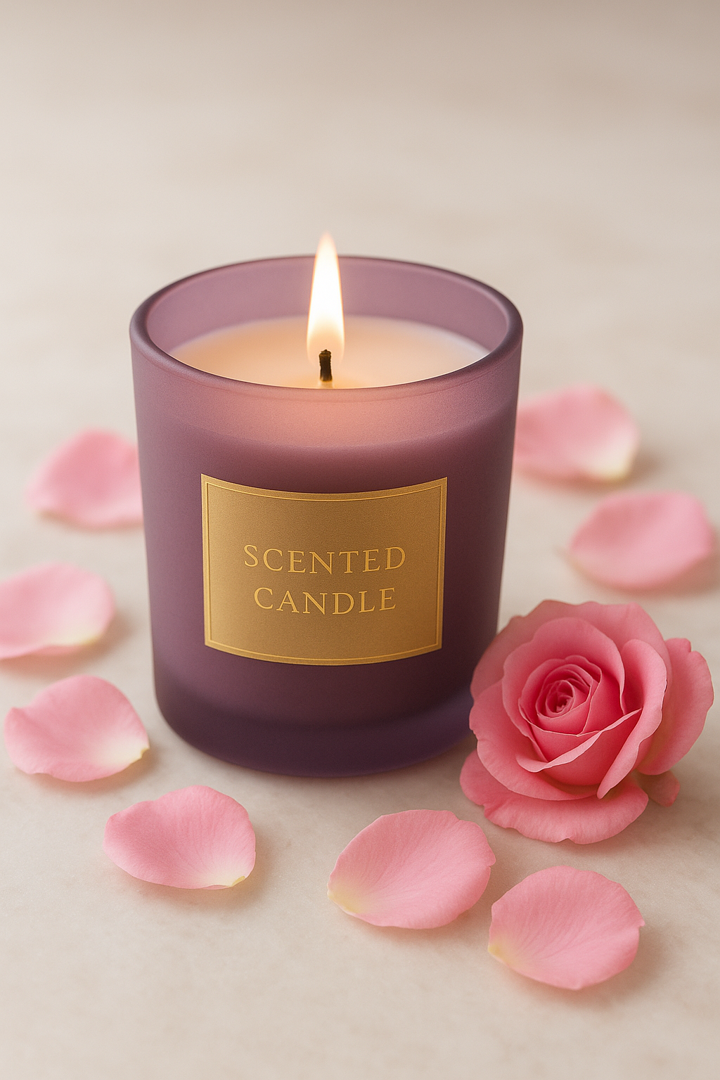 Jaipur Rose Candle